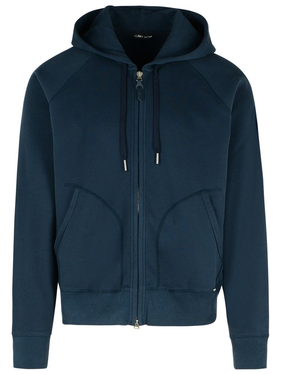 Tom Ford Blue Cotton Sweater