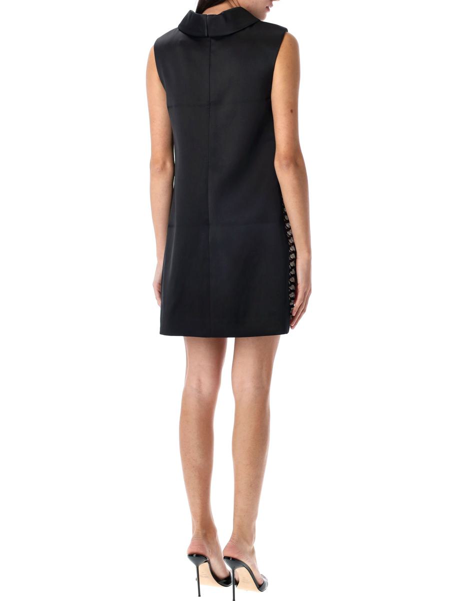 Self-Portrait Satin Chain Detail Mini Dress