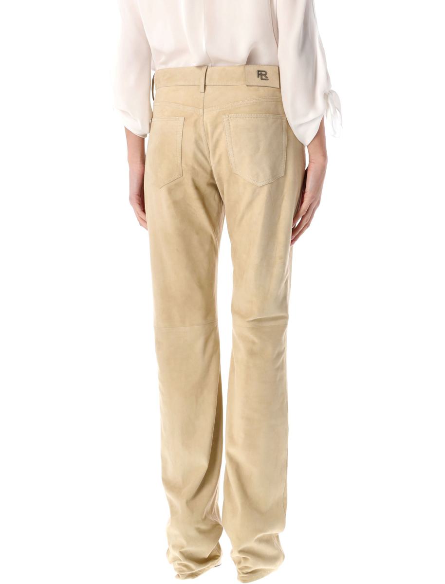 Ralph Lauren Suede Leather Trousers