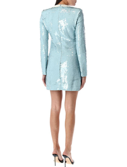 Self-Portrait Sequin Mini Dress