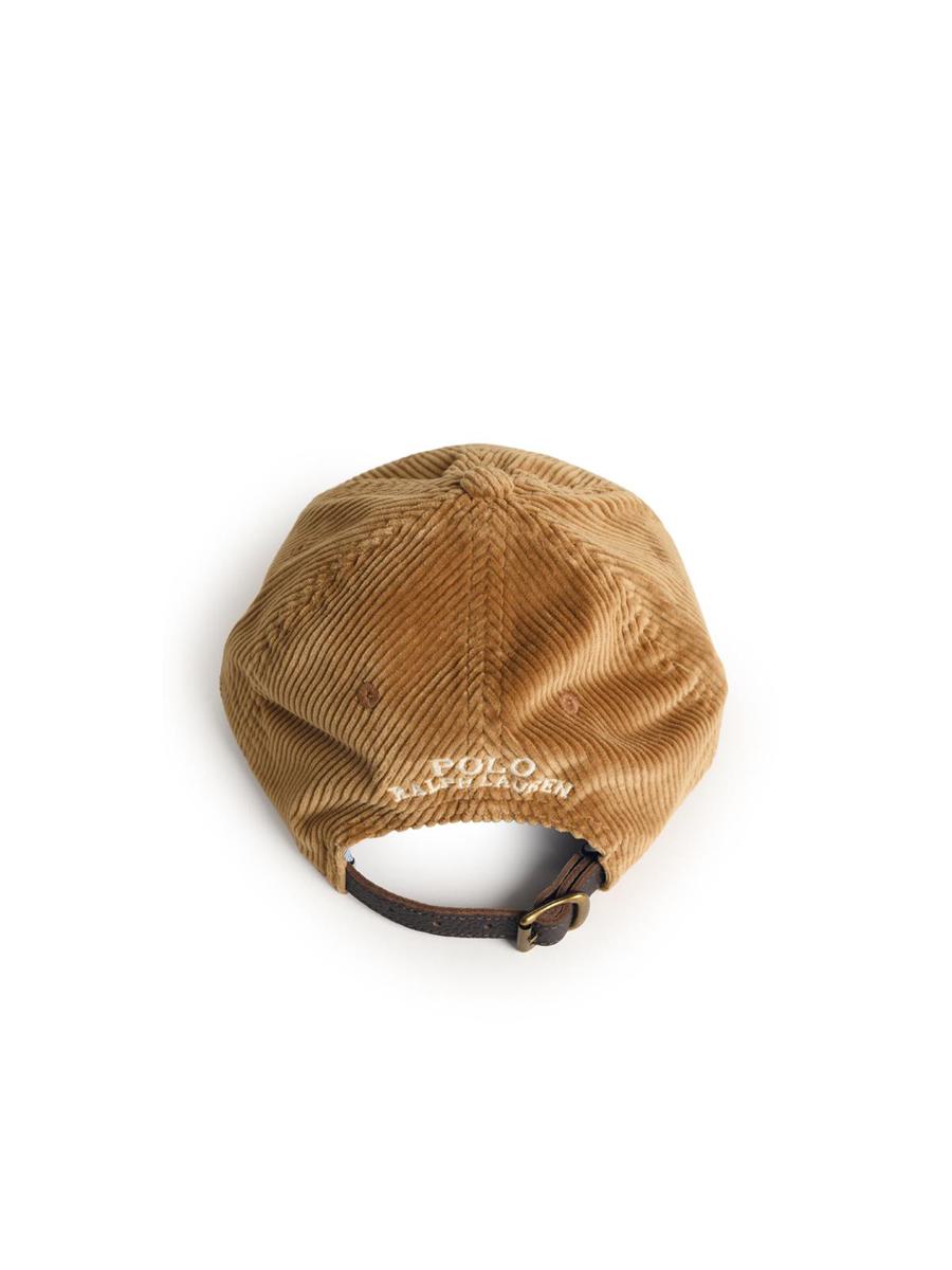 Polo Ralph Lauren Light Brown Cotton Velvet Cap