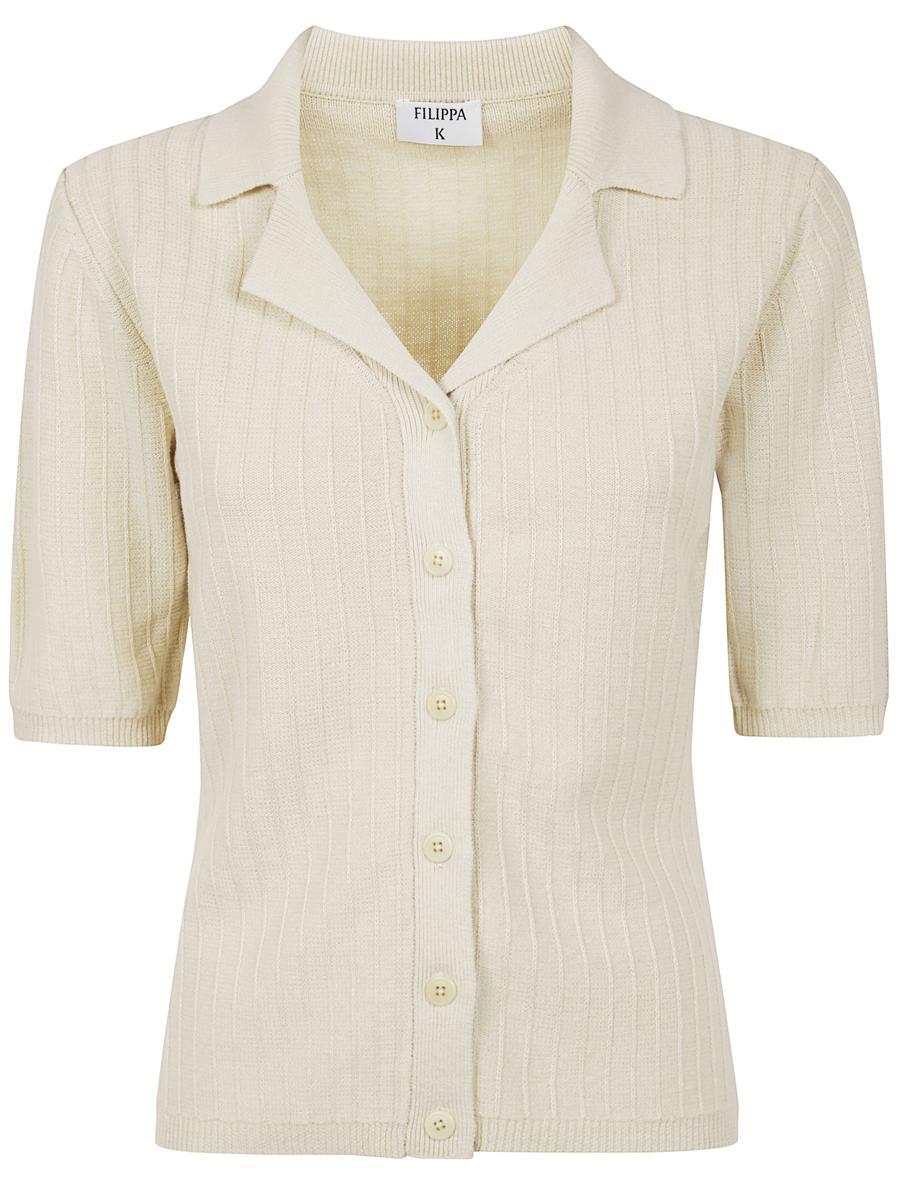 Filippa K Shortsleeve Collar Cardigan Clothing