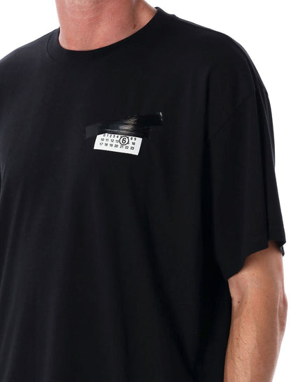 MM6 Maison Margiela Trompe L'Oeil Printed Cotton T-Shirt