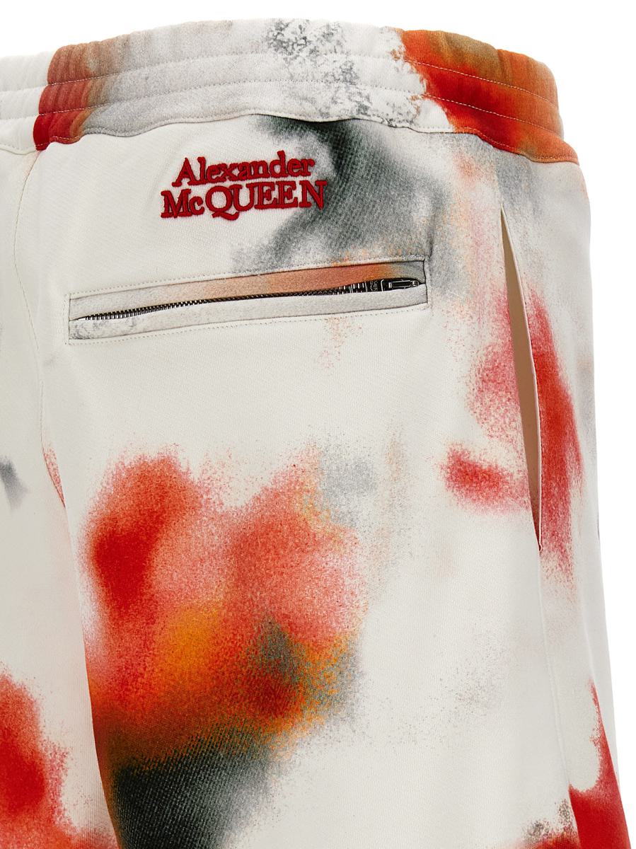 Alexander McQueen 'Obscured Flower' Bermuda Shorts