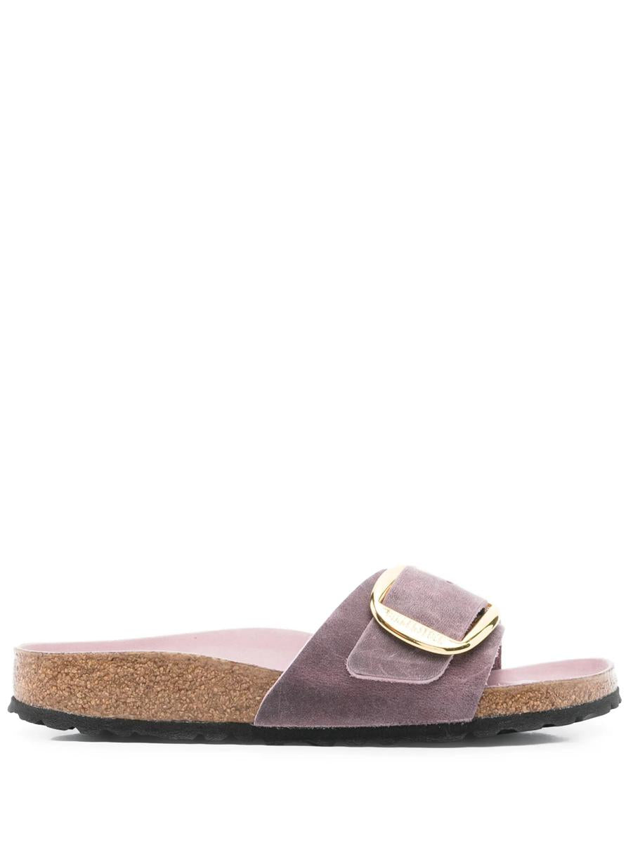 Birkenstock Madrid Big Buckle Lavender, Oiled Leather Shoes