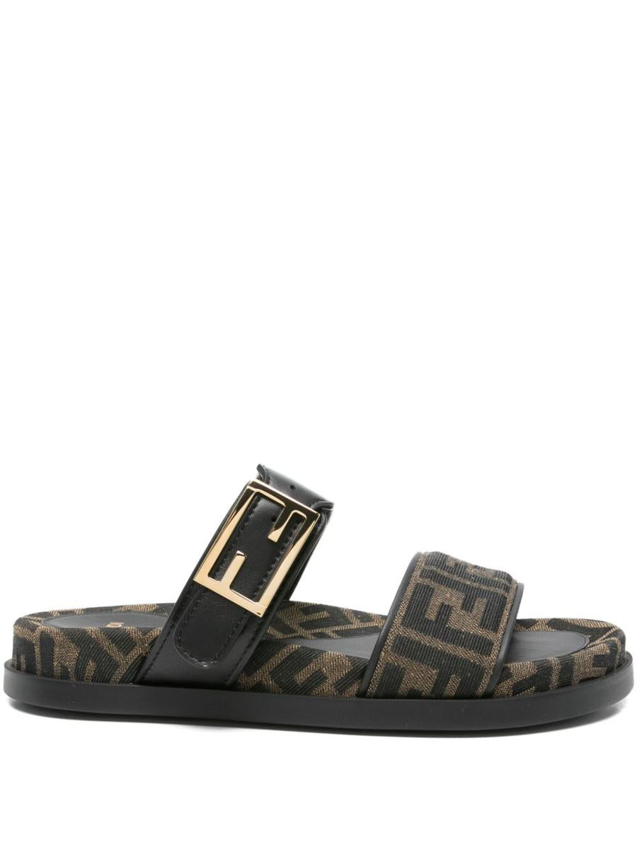 Fendi Fendi Feel Leather Sandals