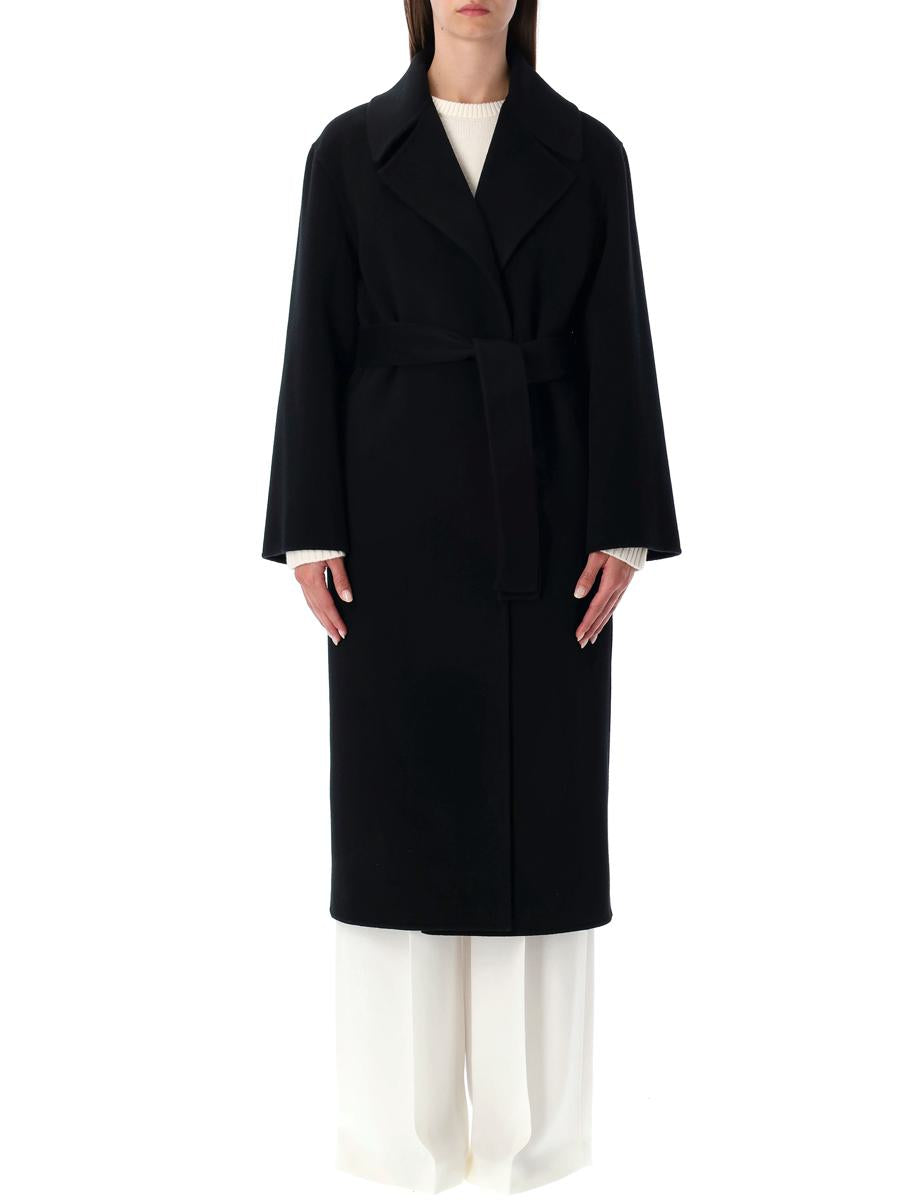 Alberta Ferretti Coat In Double-Face Wool