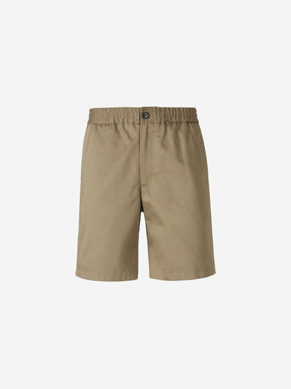 AMI Paris Cotton Satin Bermuda Shorts