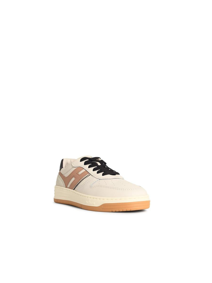 Hogan 'H630' White Leather Sneakers