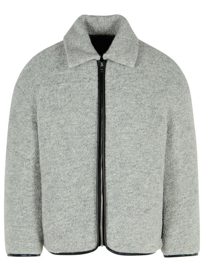 JW Anderson Grey Wool Blend Jacket