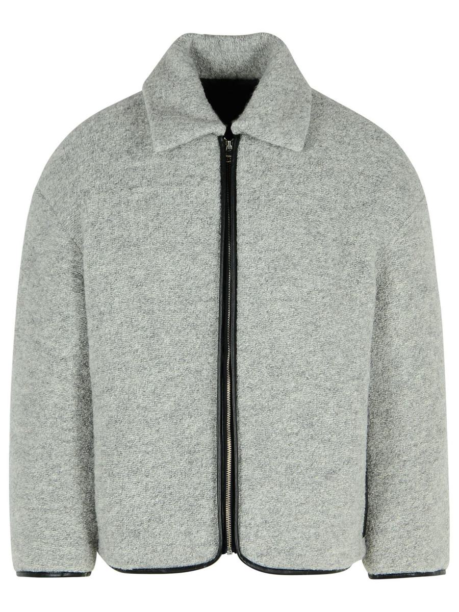 JW Anderson Grey Wool Blend Jacket