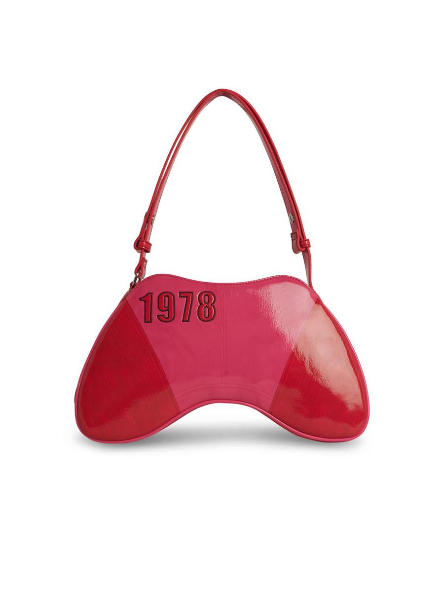 Diesel 'Play' Fuchsia Polyurethane Bag