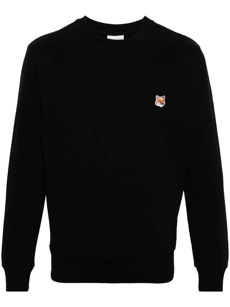 Maison Kitsuné Fox-Patch Cotton Sweatshirt