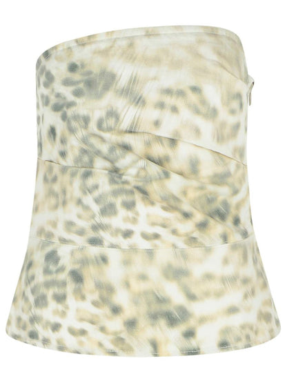 Rotate Birger Christensen 'Leo' Multicolor Cotton Top
