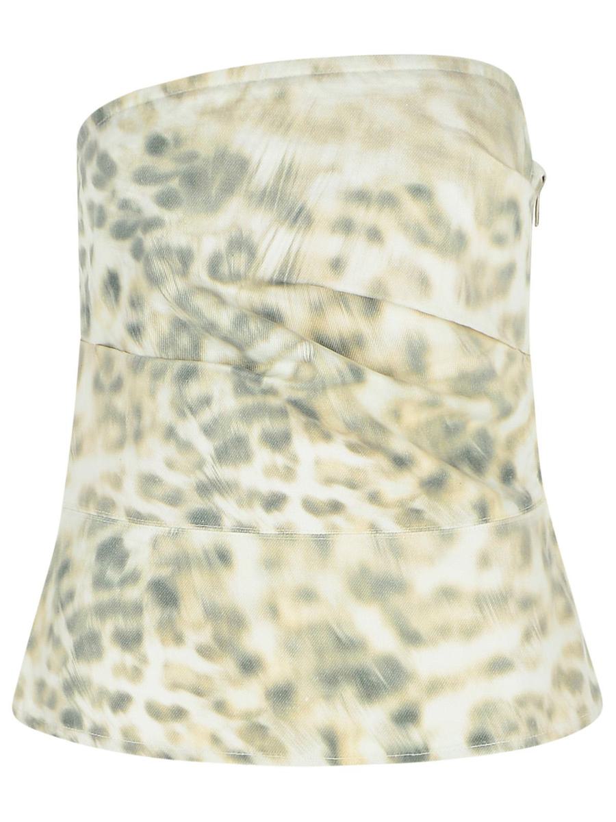 Rotate Birger Christensen 'Leo' Multicolor Cotton Top