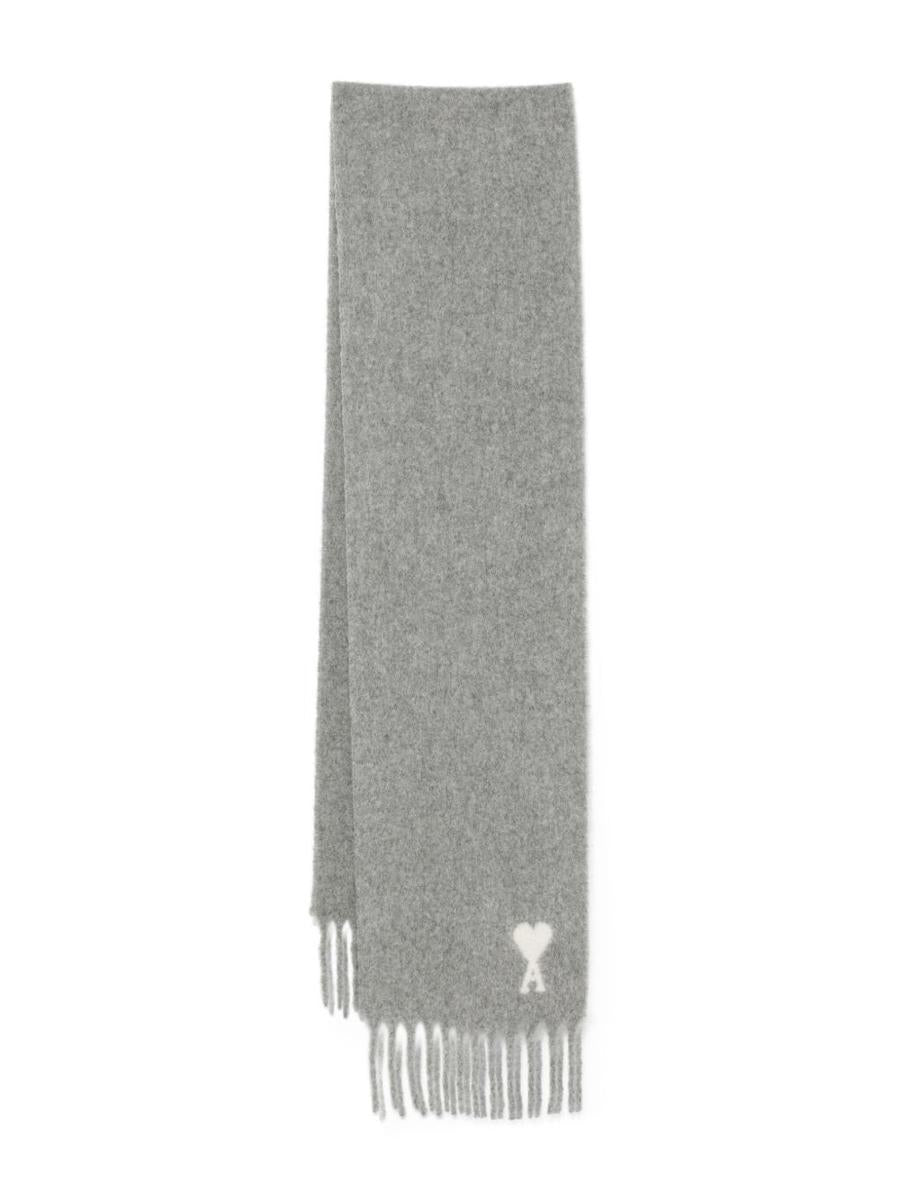 AMI Paris AMI Paris De Coeur Wool Scarf