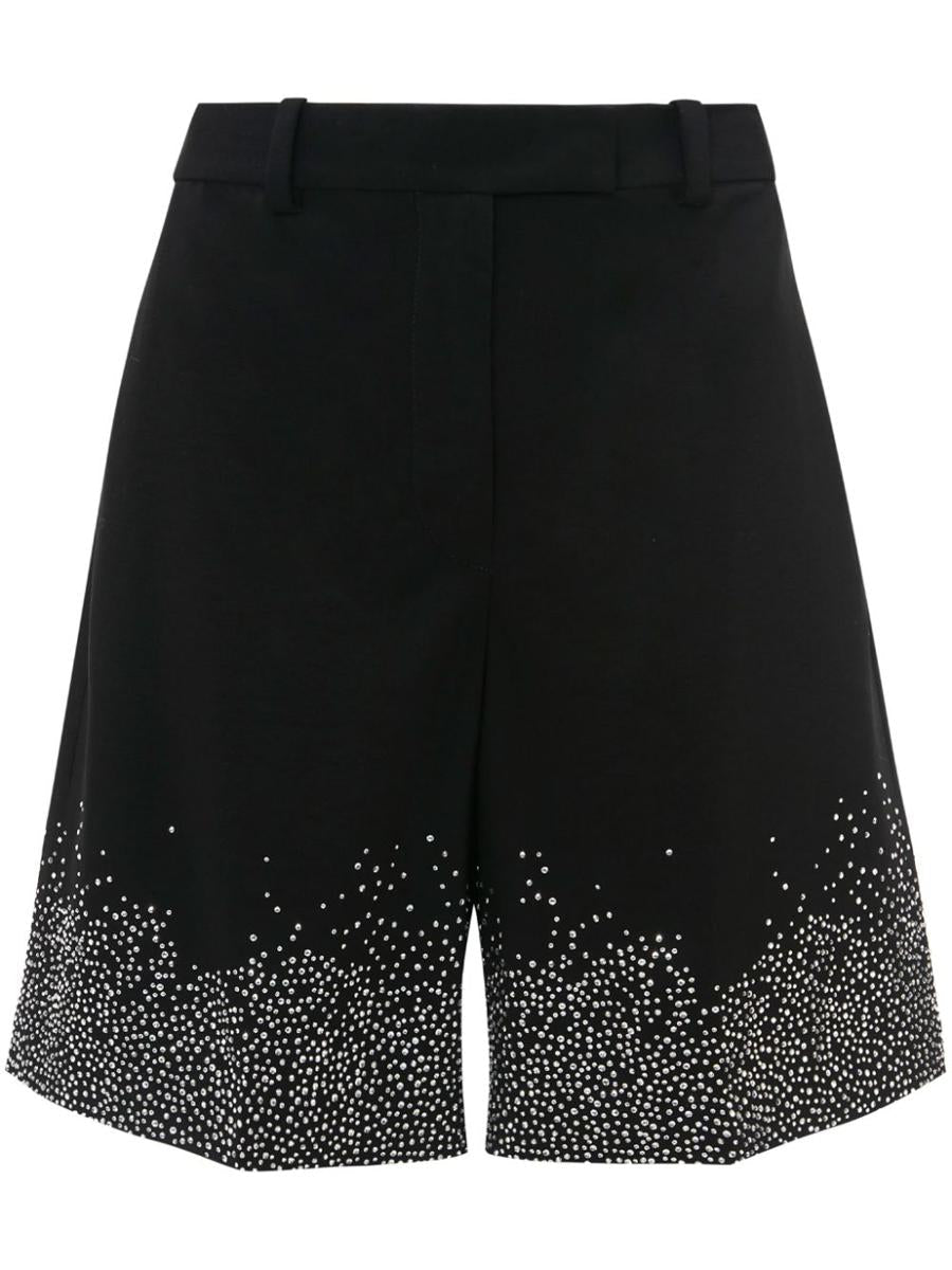 JW Anderson Crystal-Embellished Tailored Shorts
