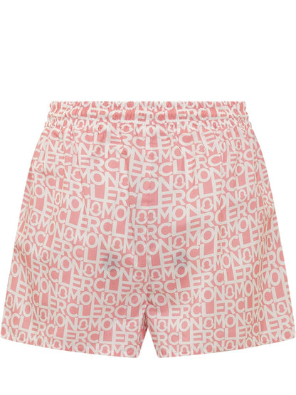 Moncler Shorts With Logo