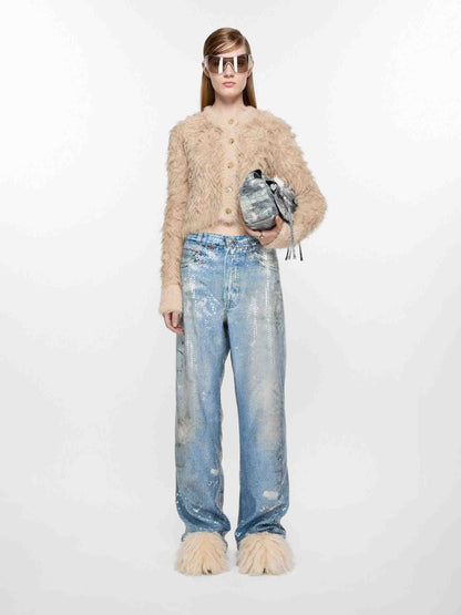 Acne Studios Dirty Snow Shoulder Bag