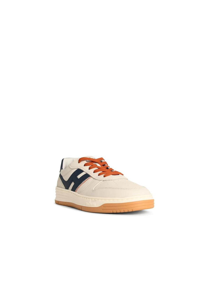 Hogan 'H630' White Leather Sneakers