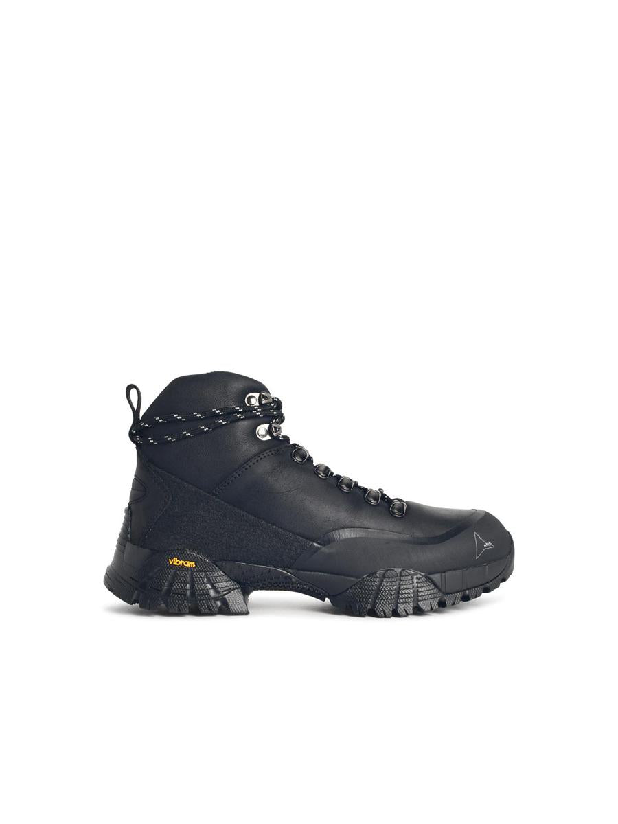Roa 'Andreas' Black Leather Boots