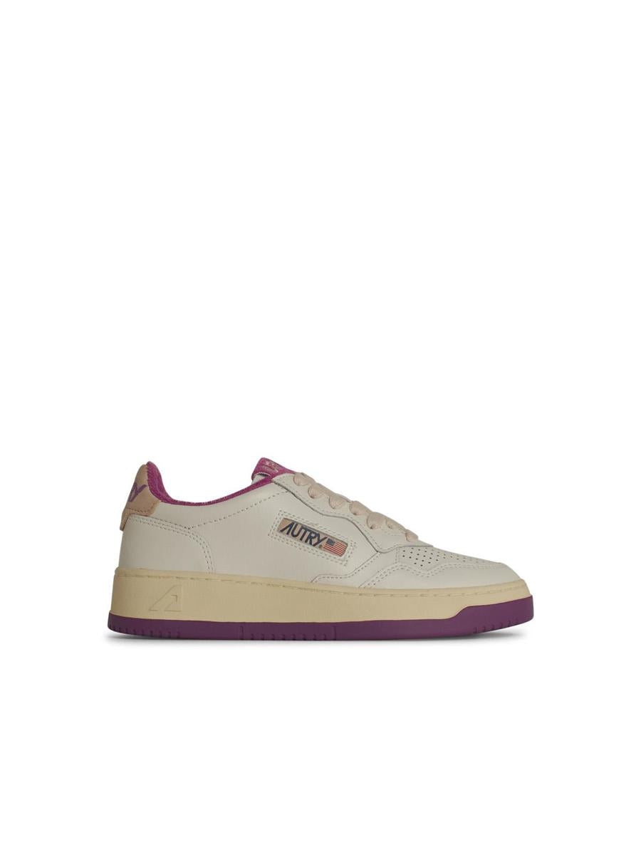 Autry White Leather Sneakers