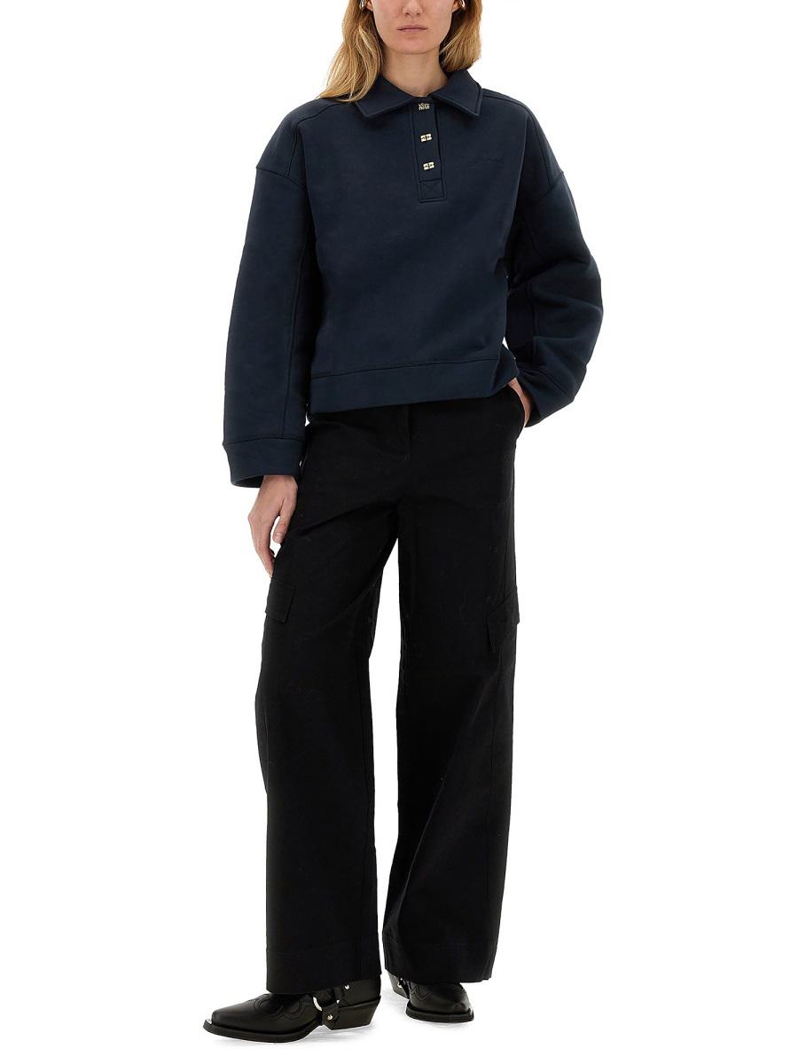 Ganni Cotton Polo