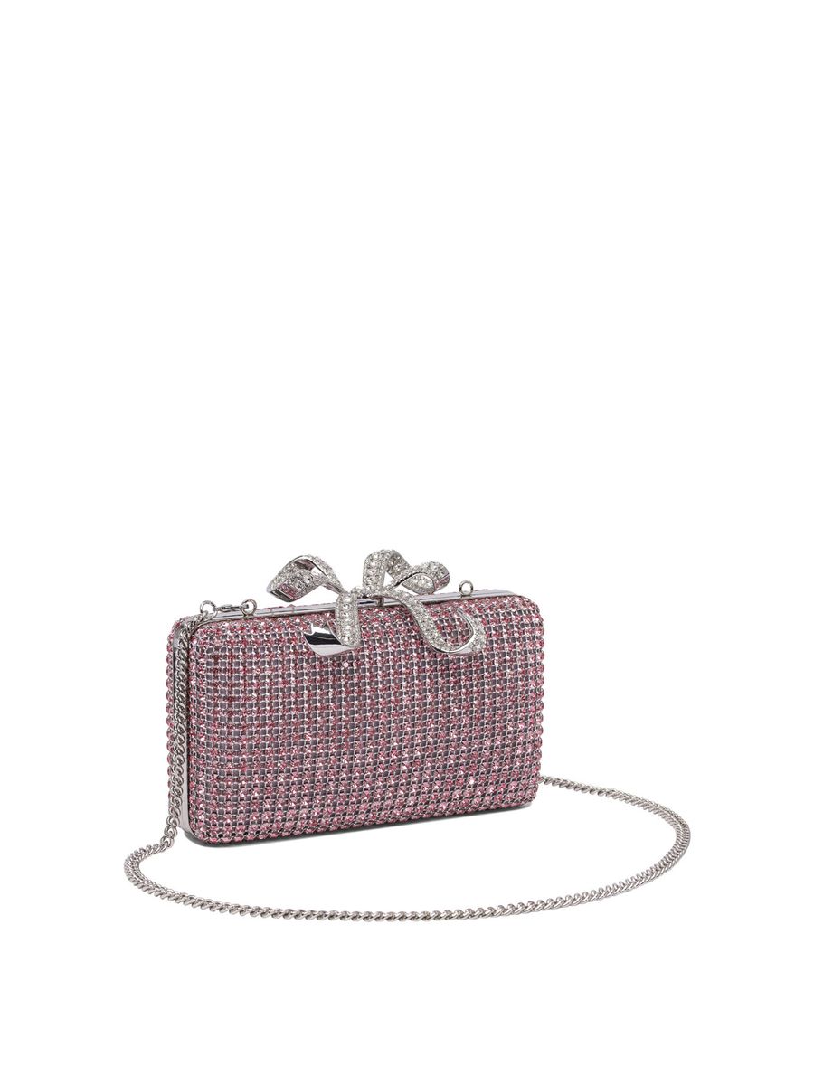 Self-Portrait 'Pink Crystal Box' Clutch