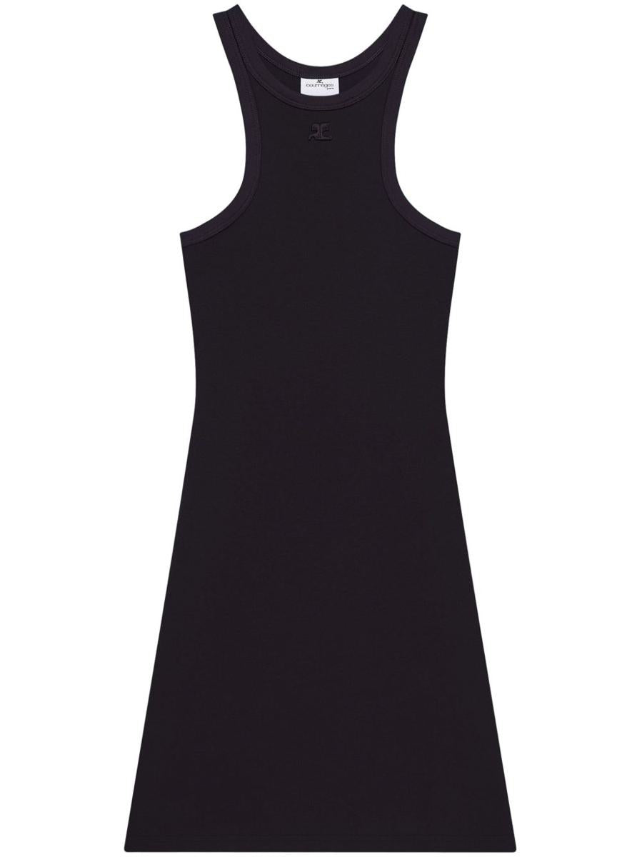Courrèges Scuba Cotton Mini Dress