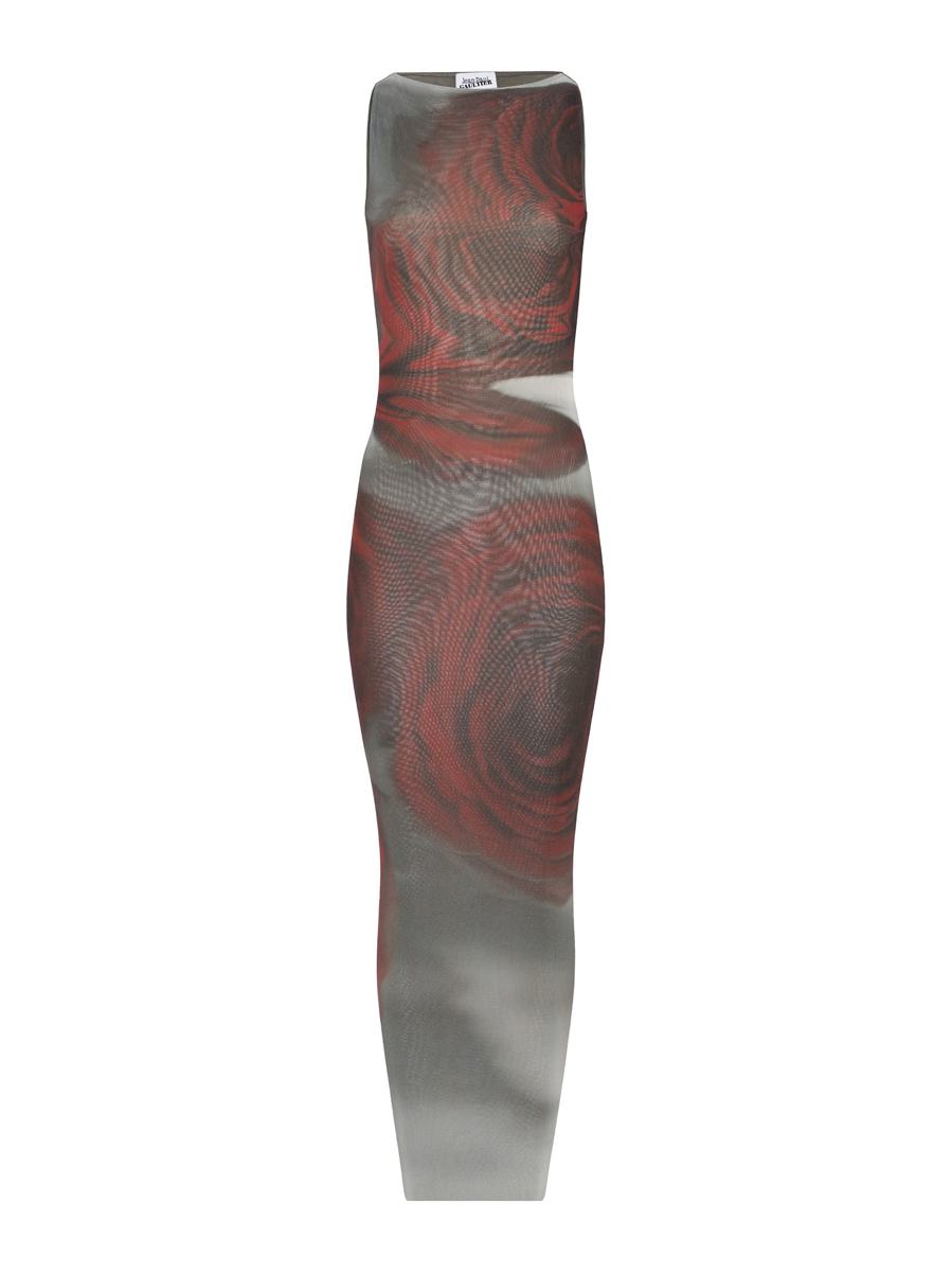 Jean Paul Gaultier Blurry Rose Dress
