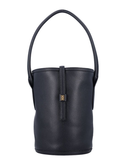By Malene Birger Marylle Small Grainy Leather Bucket Bag
