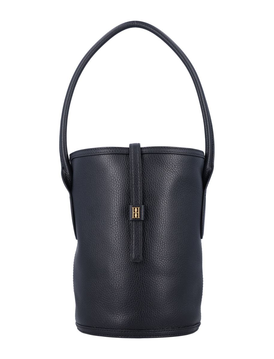 By Malene Birger Marylle Small Grainy Leather Bucket Bag