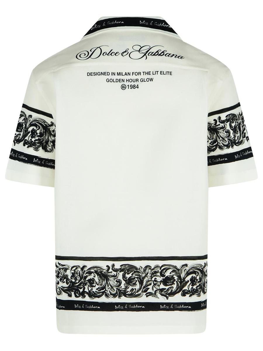 Dolce & Gabbana White Cotton Shirt