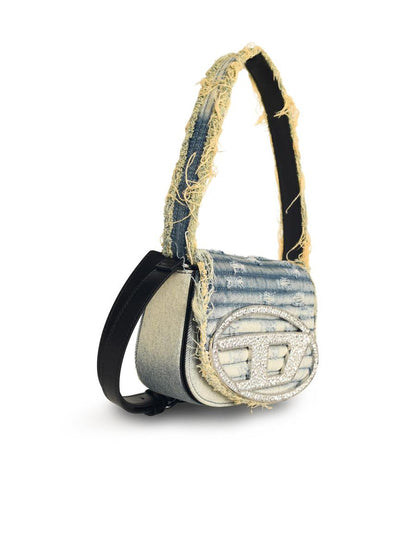 Diesel '1Dr' Light Blue Denim Bag