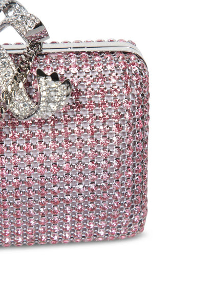 Self-Portrait 'Pink Crystal Box' Clutch