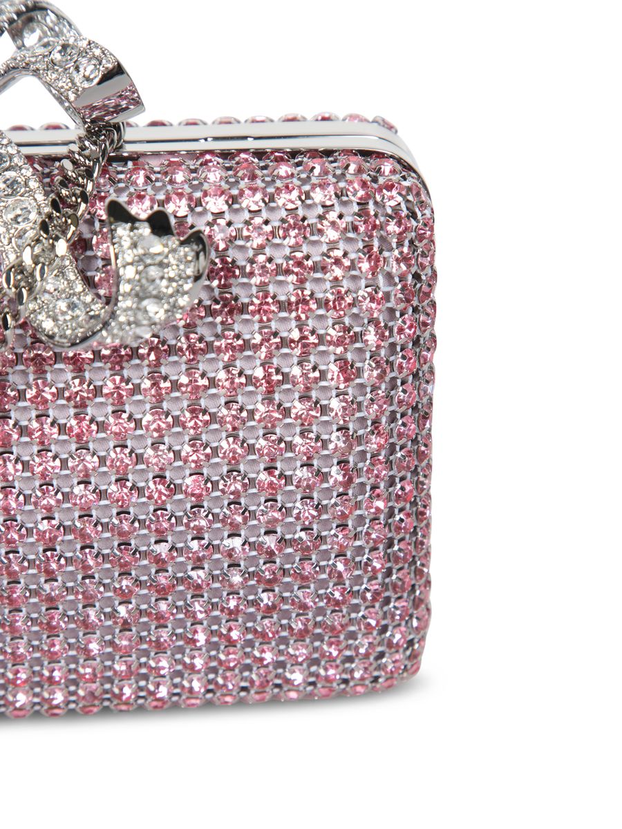 Self-Portrait 'Pink Crystal Box' Clutch