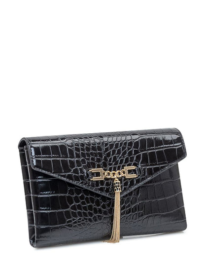 Elisabetta Franchi Elisabetta Franchi Clutch Bag Crocodile Effect
