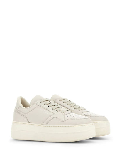 Hogan Light Beige Calf Leather Sneakers