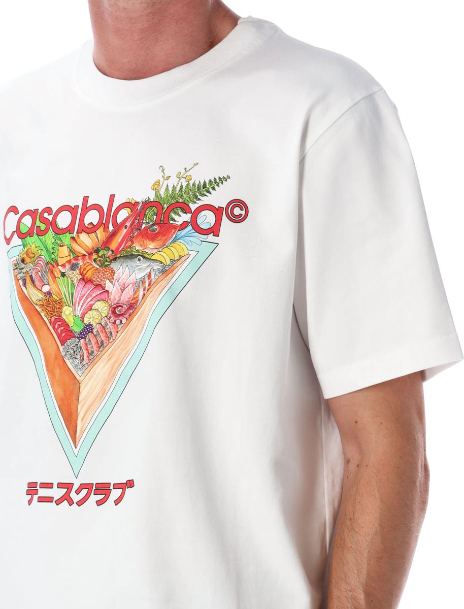 Casablanca White Tennis Club Icon T-Shirt