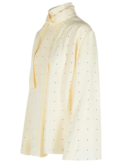 Róhe 'Pois' Cream Silk Shirt