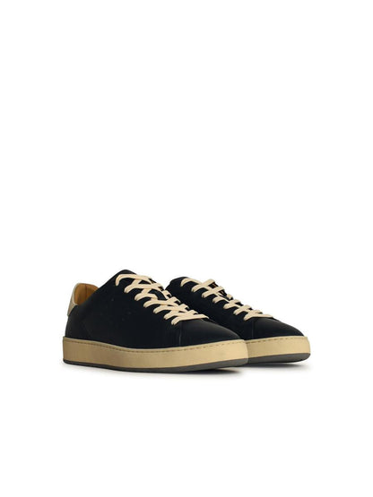 Hogan 'H672' Blue Leather Sneakers