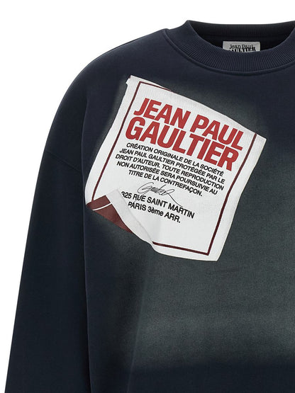 Jean Paul Gaultier 'The Blue Gaultier Label' Sweatshirt