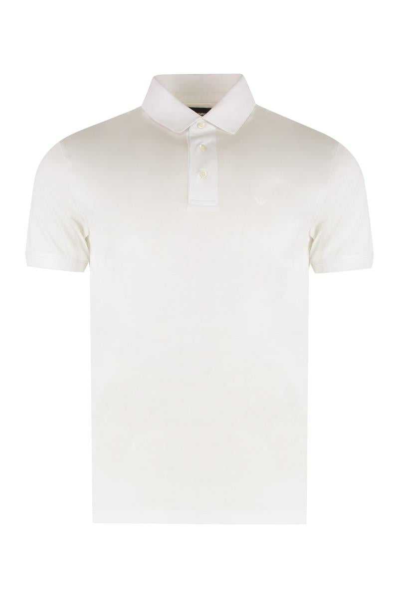 Emporio Armani Cotton Blend Polo Shirt