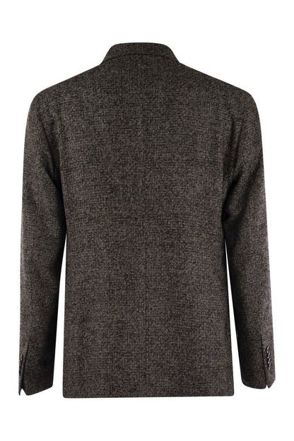 Tagliatore Double-Breasted Jacket In Wool Blend