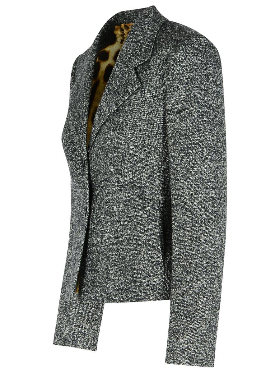 Dolce & Gabbana Two-Tone Virgin Wool Blend Jacket
