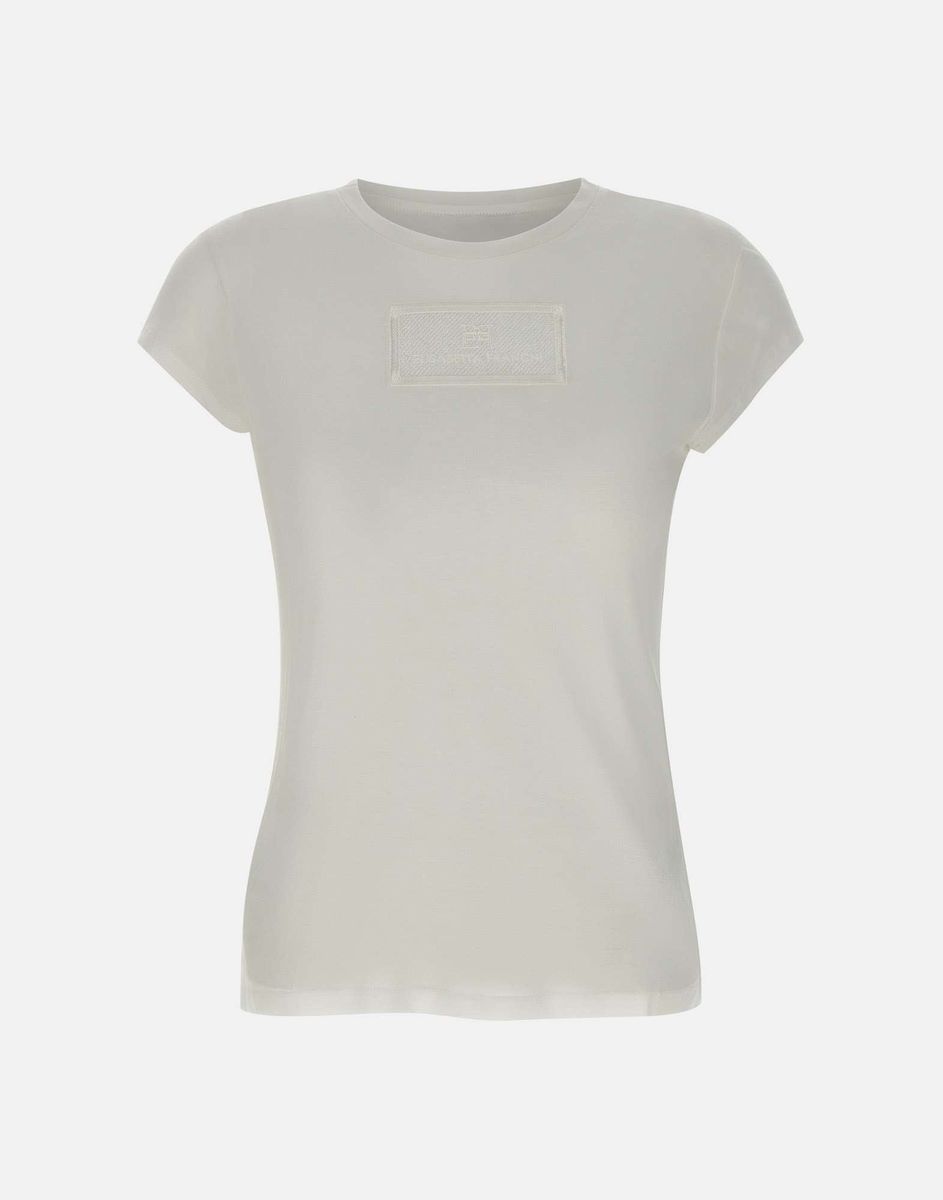 Elisabetta Franchi Logo Print T-Shirt