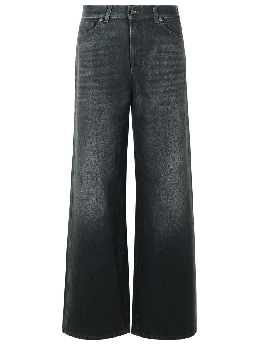 7 For All Mankind 'Liquorice' Black Denim Jeans