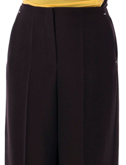 Fendi Grain De Poudre Wool Trousers