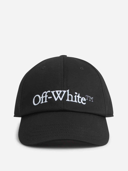 Off-White Embroidered Cotton Cap