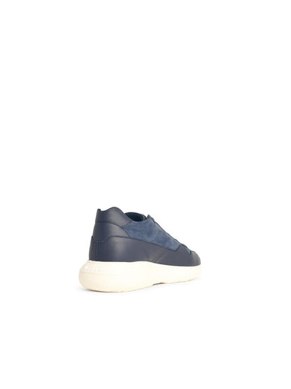 Hogan 'Interactive3' Navy Leather Sneakers